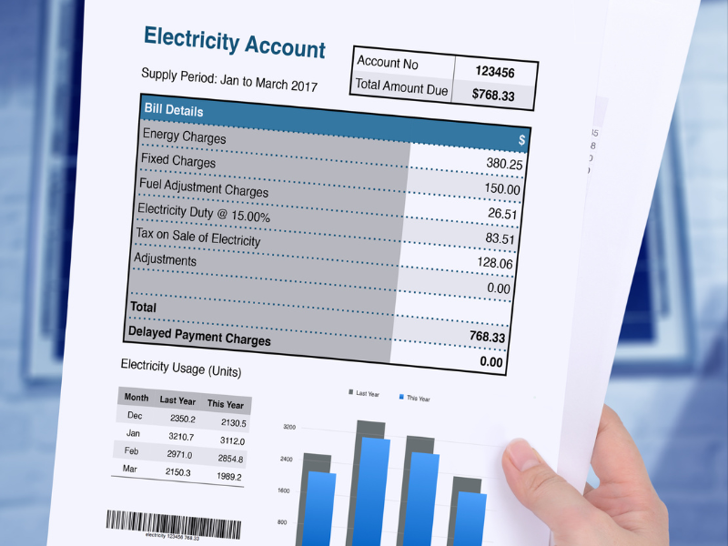 A power bill