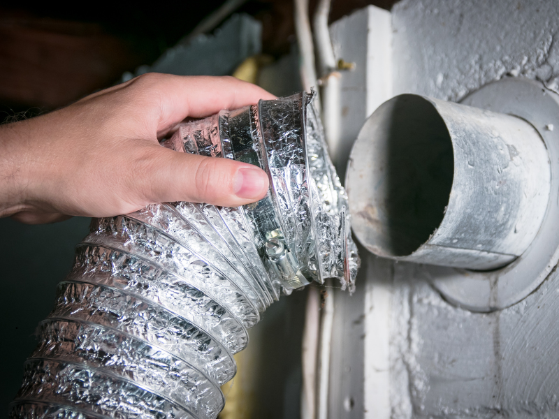 Duct attaching to a vent