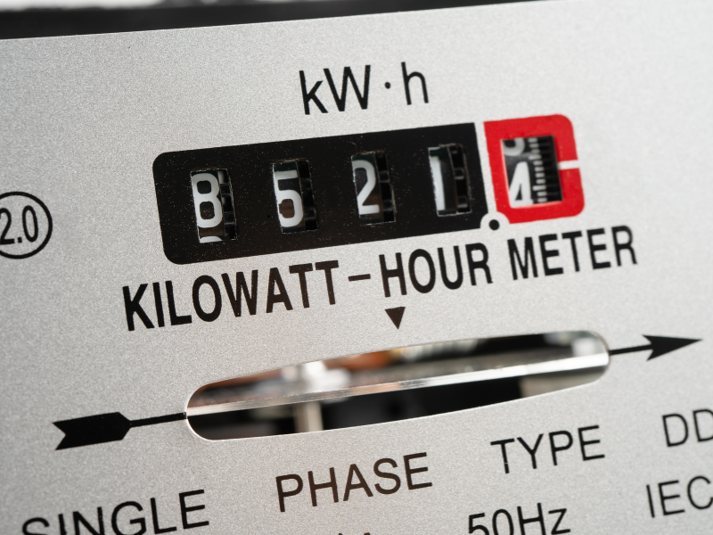 Kilowatt Meter Reading