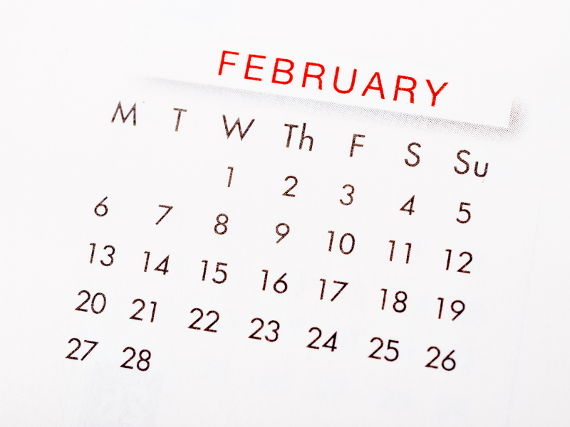 February Calendar