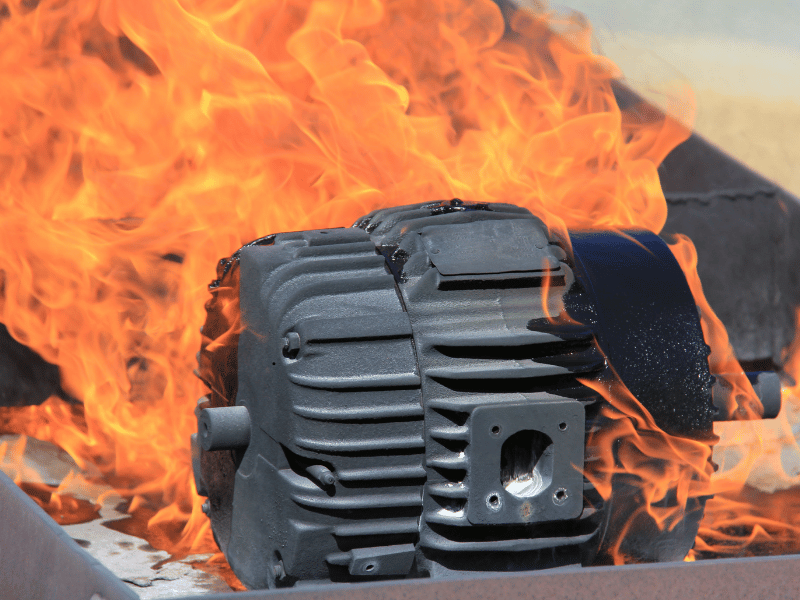 Burning Motor